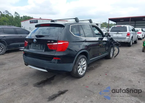2011 BMW X3 xDrive28I из США, поврежденный, VIN 5UXWX5C53BL716580